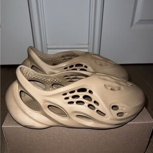 Beige Slip-On Foam Shoes